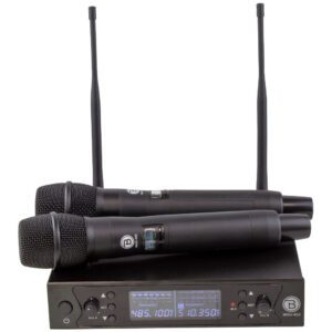 Blastking MHU-402 Dual Handheld UHF DSP Wireless Microphone System - Image 12