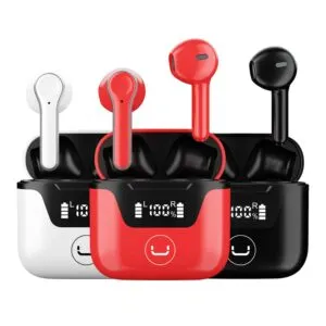 Earbuds, Bluetooth, TWS, Hyper, Black, Red, White, Unno Tekno
