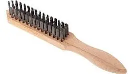 Wooden Handle Steel Brush
