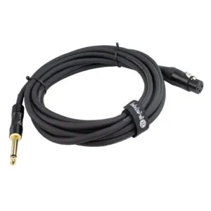 XLR Female to 1/4″ Cable ,10ft