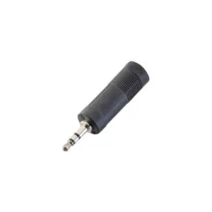 Adapter, 1/4" Mono Female to 3.5mm Mono Plug