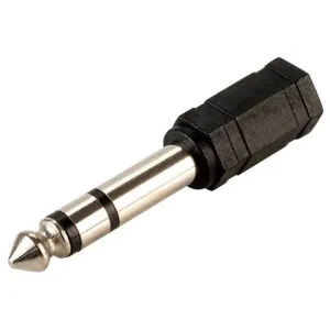 Adapter, Audio, 3.5 mm Stereo Female to 1/4" Stereo Male