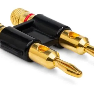 Banana Pulg, Dual, Screw Type , Black,Miyako