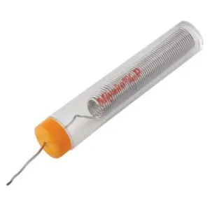 Soldering Wire, Rosin Cored,0.08mm, 12g, 60/40, "Miyako"