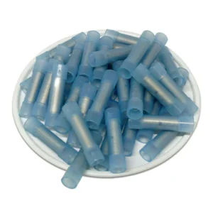 Terminal, Butt Connector, 16-14 GA, Blue - Image 1