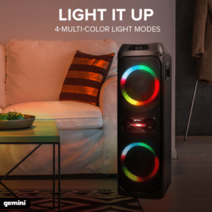 Bluetooth Speaker System W/ Led Party Lighting - Image 5