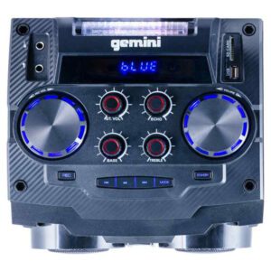 Home Party System with 2,000 Watts Dual 8" Woofers, Party Lights, Bluetooth Playback, Fm Radio - Image 6