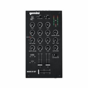 2-Channel Professional Dj Mixer with Bluetooth Input - Image 2