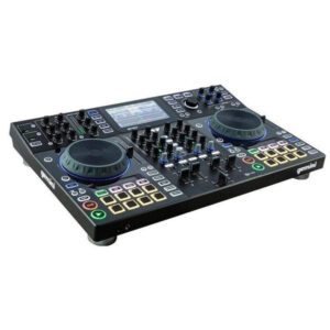 Standalone Dj Console with 2 Decks, 4 Channel Mixer, Touch Capacitive Jog Wheels and 7-Inch Hd Screen - Image 3