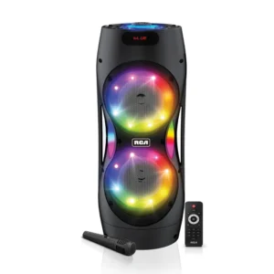 RCA Disco 206 RGB Wireless Party Speaker with Dual 6.5" Woofers & LED Lights - Image 1