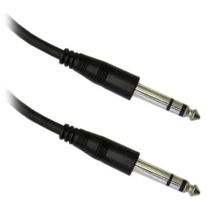 Cable, Guitar, 1/4" to 1/4" Plug ,12ft, BK