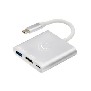 Converter, Hub, 3-in-1, Input: USB Type- C to HDMI + USB 3.0 + PD, " Unno Tekno"