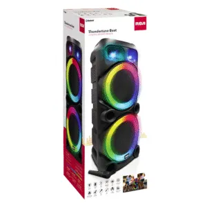 DISCO-2212 Speaker, Wireless, BT, Dual 12”, Party Lights, Karaoke, Thundertune, RCA