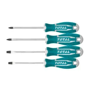 Screwdriver Set, Magnetic Tip, 4pc, Total