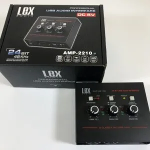 Interface, Audio, USB, 24 bit, 48KHz, Lex Audio