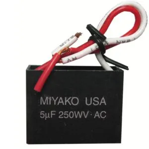 Fan Capacitor w/ Wire 5uf 250v