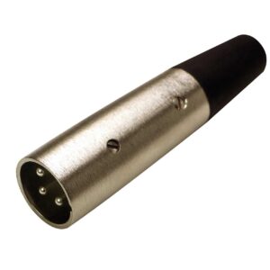 Connector, End, XLR Male, Nickel