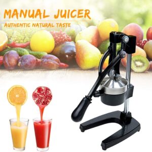 Manual Citrus Juicery Duty Commerical Grade Hand Press Orange ,Lemon Squeezer,Black - Image 1