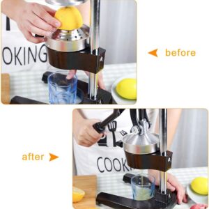 Manual Citrus Juicery Duty Commerical Grade Hand Press Orange ,Lemon Squeezer,Black - Image 2