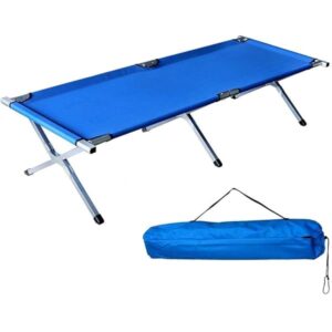 Folding Cot Camping Bed Portable Outdoor Sleeping Cots Adults - Image 2