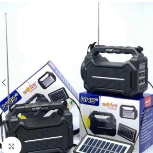 Power Station, Radio 3 band, BT, USB, SD, Torch, 4A battery, Solar Panel, LED Bulbs, MasterSonic - Image 2
