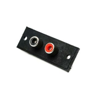 2 Way RCA Female Socket Wall Terminal