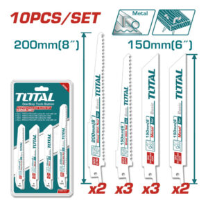 Blade, Reciprocating Saw, 10pc Set, Total - Image 1