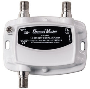 Booster, Signal, HDTV, 1 Port, 54-1002 Mhz, "Channel Master"