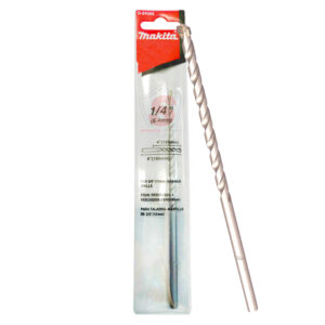 Bit, Drill, Masonry, Carbide-tipped, 1/4", (6.4mm), Makita