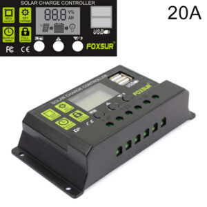 Charge Controller, Solar, 20A