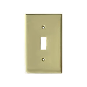 Wall Plate, Duplex, ABS, Ivory, Troen