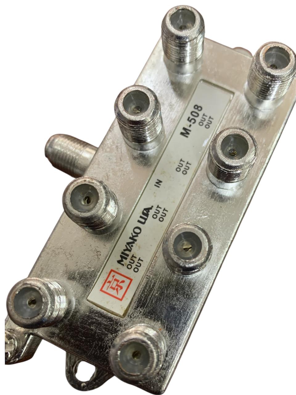 Splitter, TV, Cable, Digital, 5 - 1000 MHz, 8-way, Miyako ...
