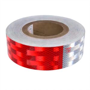 Tape, Reflective, Automotive, Red & White, 5cm X 45M roll