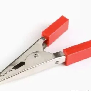 Clip, Alligator, Medium, Screw Type, Red