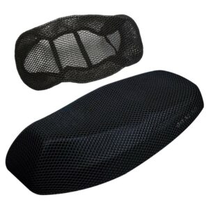 Cover, Seat, Motorcycle, Mesh Fabric, Black,Red, Blue - Image 3