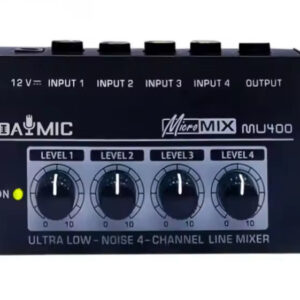 Mixer, Audio, Mini, 4 input, ¼, Lex Audio - Image 3