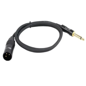 Cable, Audio, Interconnect XLR male to 1/4" unbalanced, 24 GA, 3ft, " Blastking "