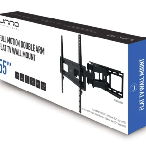 Mount, Wall, TV, Full Motion, Double Arm, 55”, 88lb, Unno Tekno - Image 4
