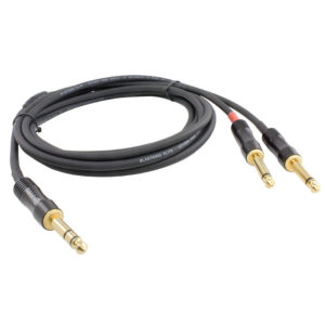 Cable, Audio, Interconnect, Single 1/4" Balanced to Dual 1/4", 24 GA, 6ft, Blastking Elite