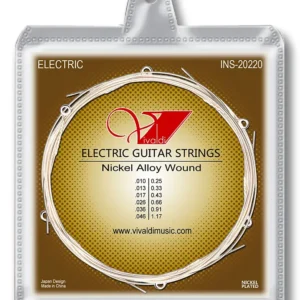 Strings, Guitar, Electric, Nickel Plated, 6pc, Vivaldi