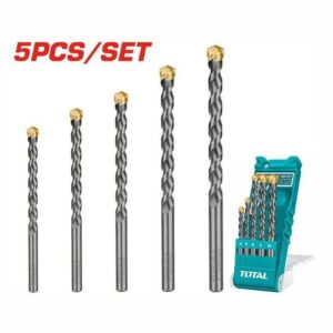 Bit Set, Drill, Masonry, 5pc, Total - Image 2