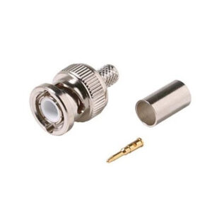 Connector End, BNC for RG-6, Crimp