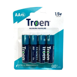 Battery, Alkaline, AA (4-pack), Troen - Image 1