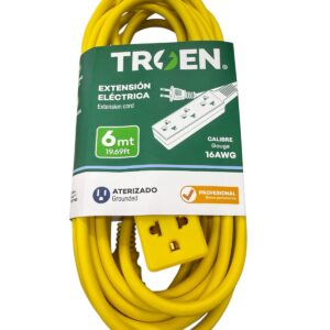 Cord, Extension, 19ft (6M), 16 AWG, Troen