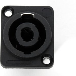 Connector End, Speakon, Female, Panel Mount, 4 pin