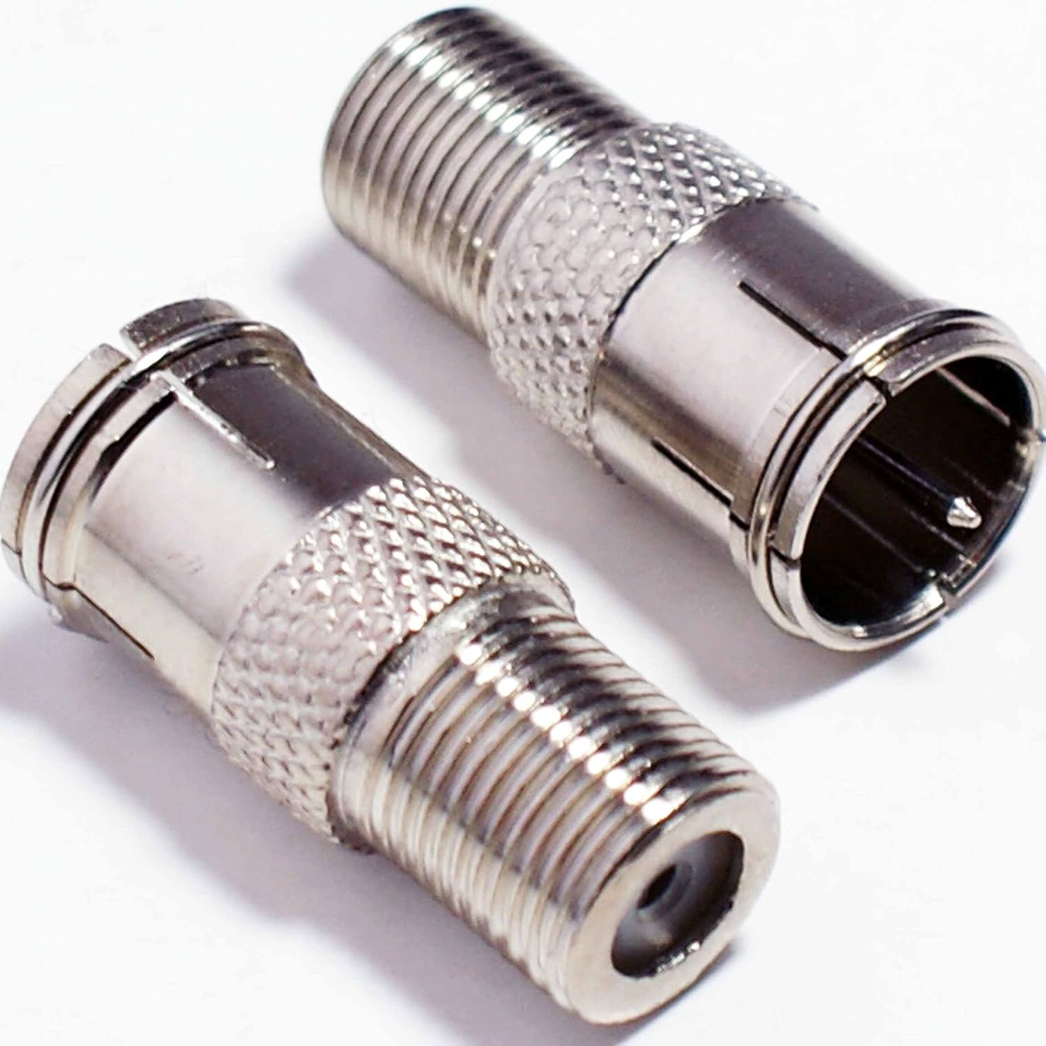 Connector End, F to F Jack, Push-on