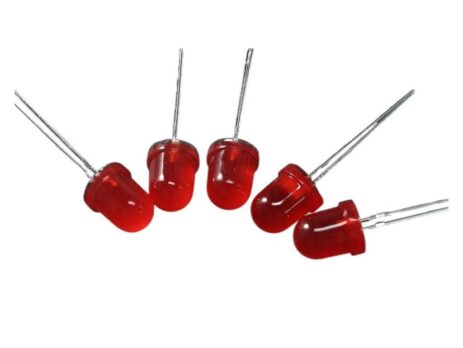 LED Bulb, 10mm, Red
