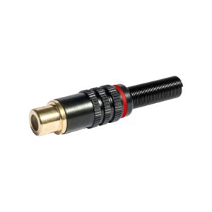 Connector End, RCA, Female, w/Spring - Image 1