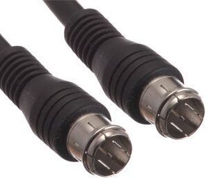 Cable, RG59, Coax, F-Type, Push-On, 3ft