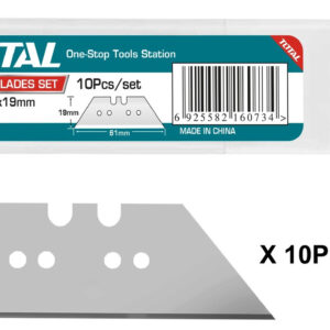 Utility Knife Blade Set, 10pc, Total - Image 2